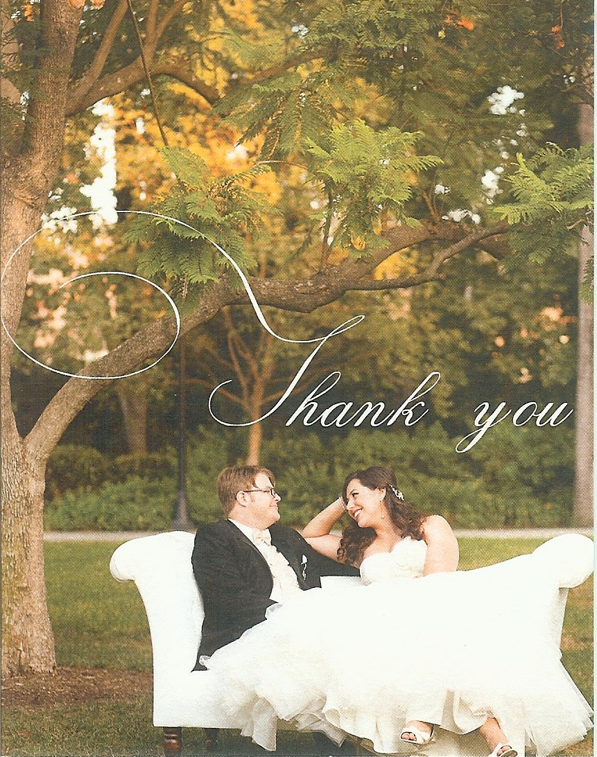 "Thank You" note from Melodi and Grant