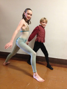 Sara and Lance Zimmermann Dance in the 2014 production of The Legend of Jack Frost @ Glendale College