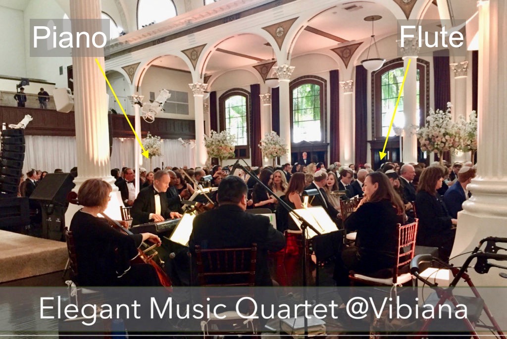 Piano - Flute - Violin - Cello Elegant Music Quartet @Vibiana